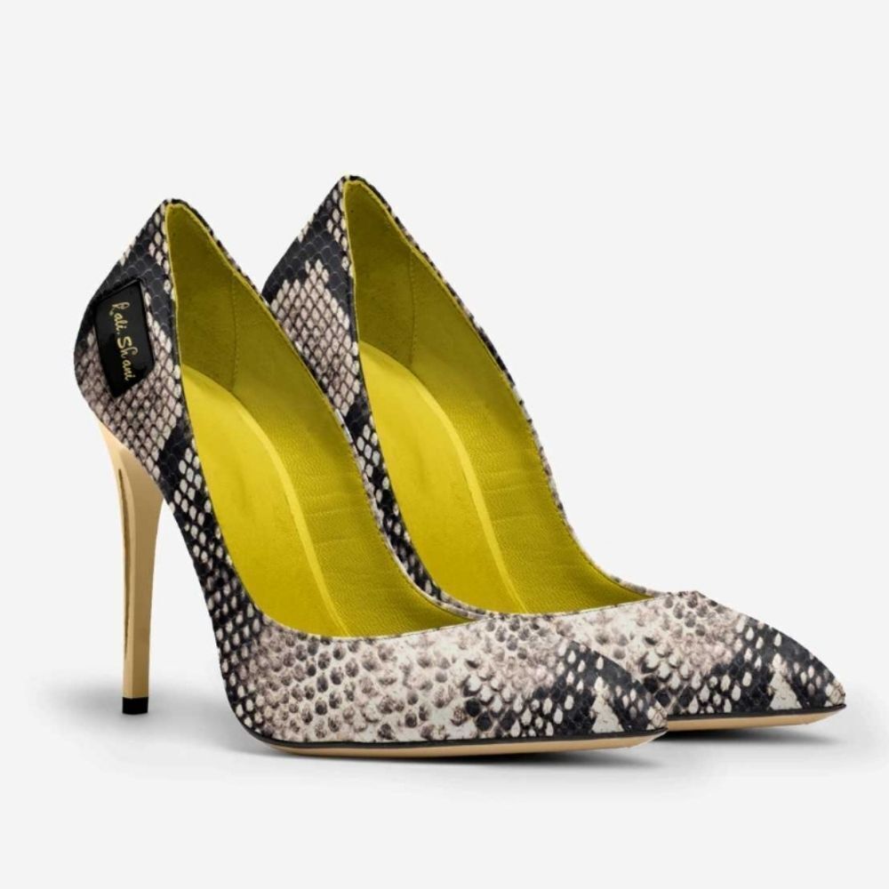 BRAND NEW SHOEDAZZLE ANIMAL PRINT POINTED TOE SLIP-ON HIGH HEEL PUMP